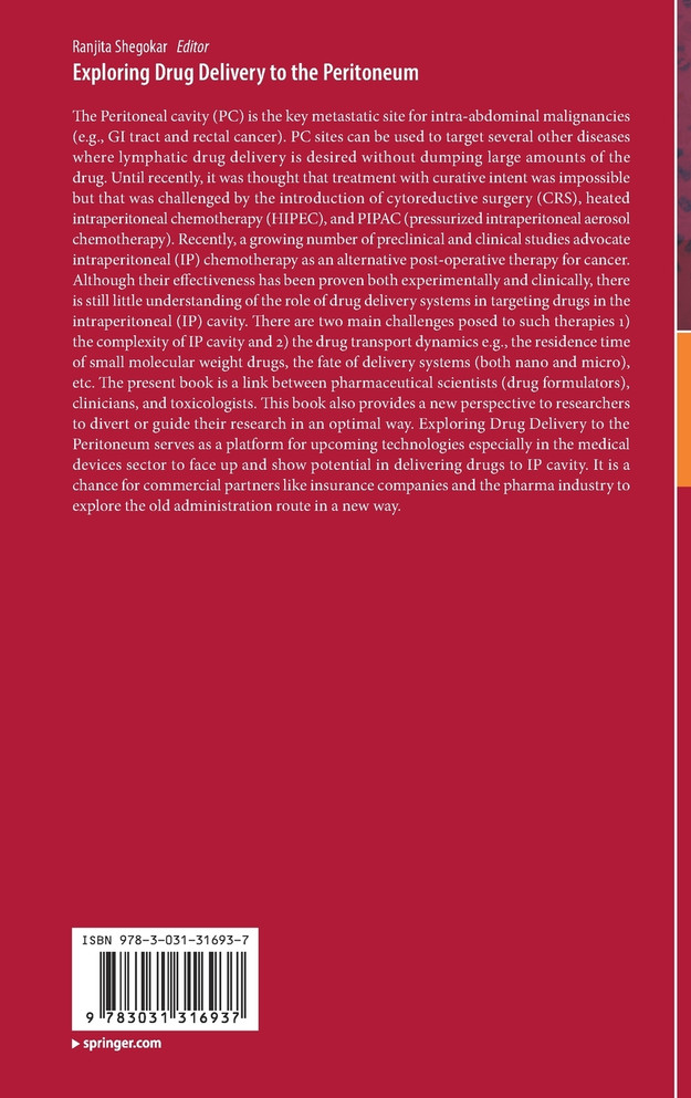 Exploring Drug Delivery to the Peritoneum