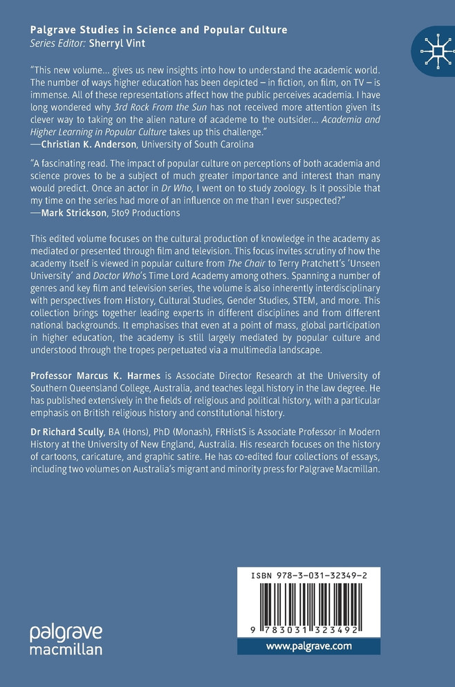 Academia and Higher Learning in Popular Culture