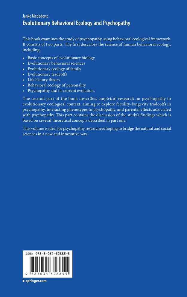 Evolutionary Behavioral Ecology and Psychopathy