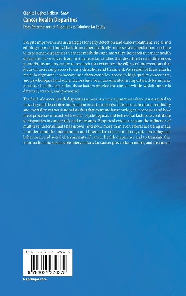 Cancer Health Disparities