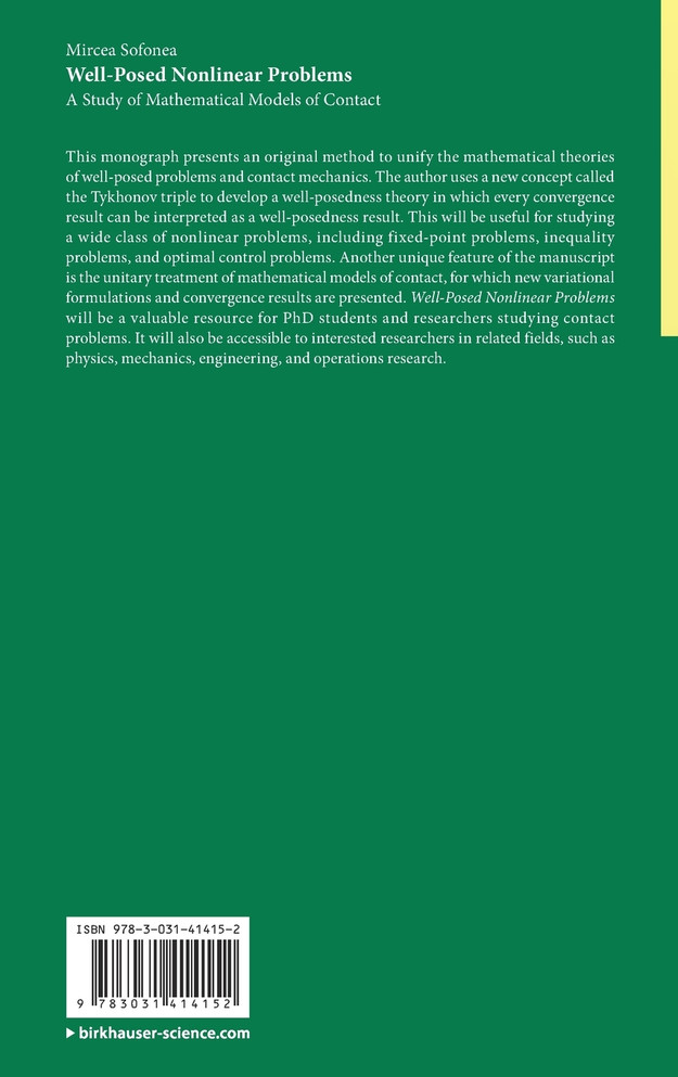 Well-Posed Nonlinear Problems
