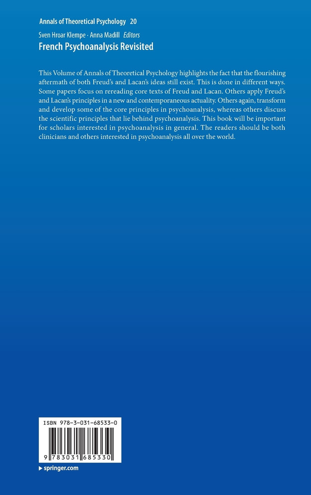 French Psychoanalysis Revisited