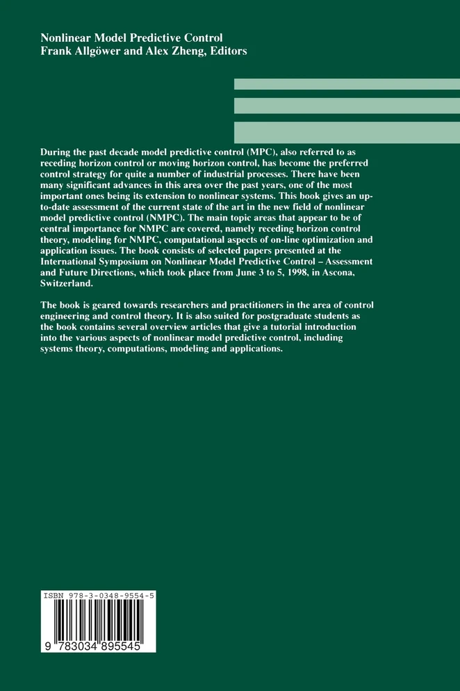 Nonlinear Model Predictive Control