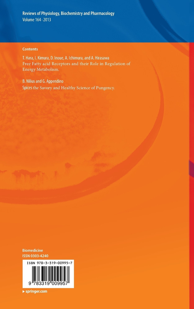Reviews of Physiology, Biochemistry and Pharmacology, Vol. 164