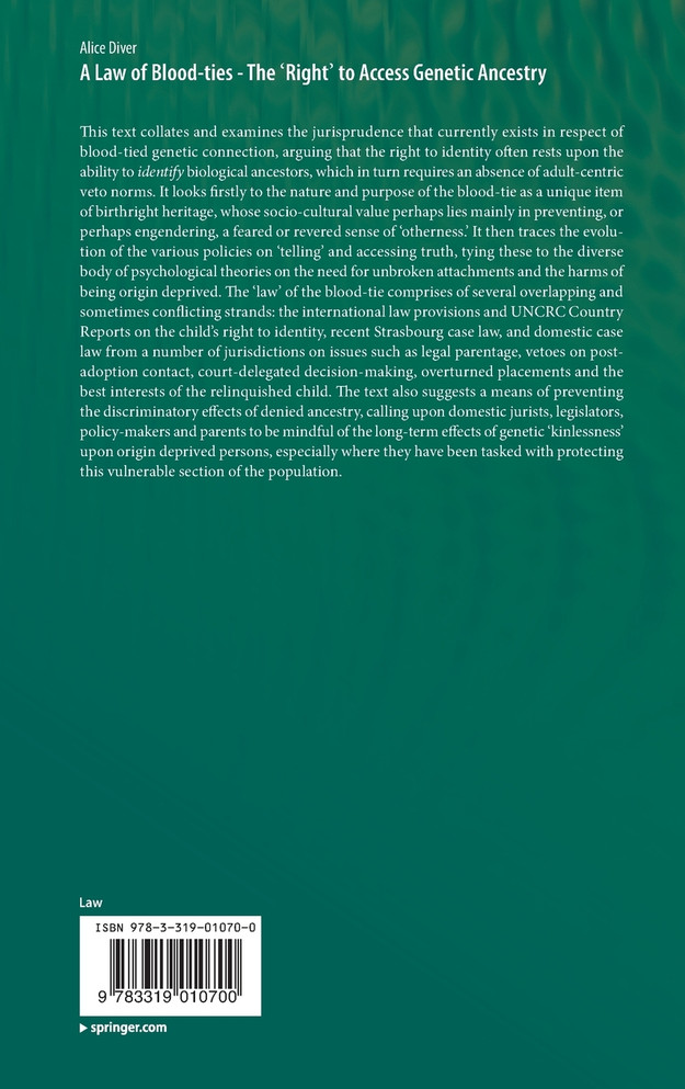 A Law of Blood-ties - The 'Right' to Access Genetic Ancestry