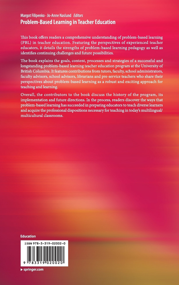 Problem-Based Learning in Teacher Education