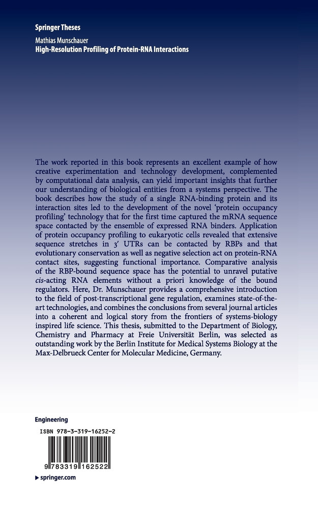 High-Resolution Profiling of Protein-RNA Interactions