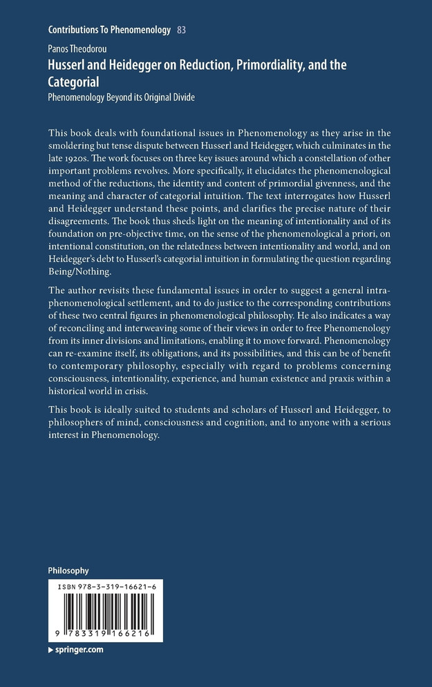 Husserl and Heidegger on Reduction, Primordiality, and the Categorial