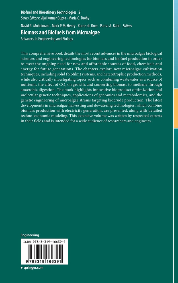 Biomass and Biofuels from Microalgae