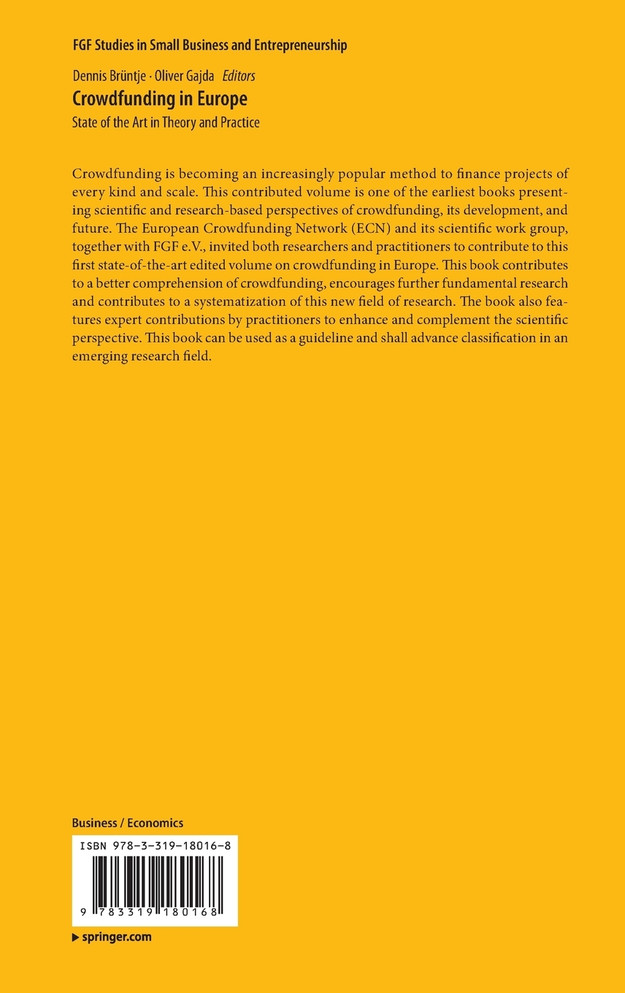 Crowdfunding in Europe