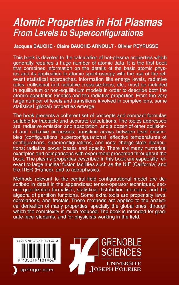 Atomic Properties in Hot Plasmas