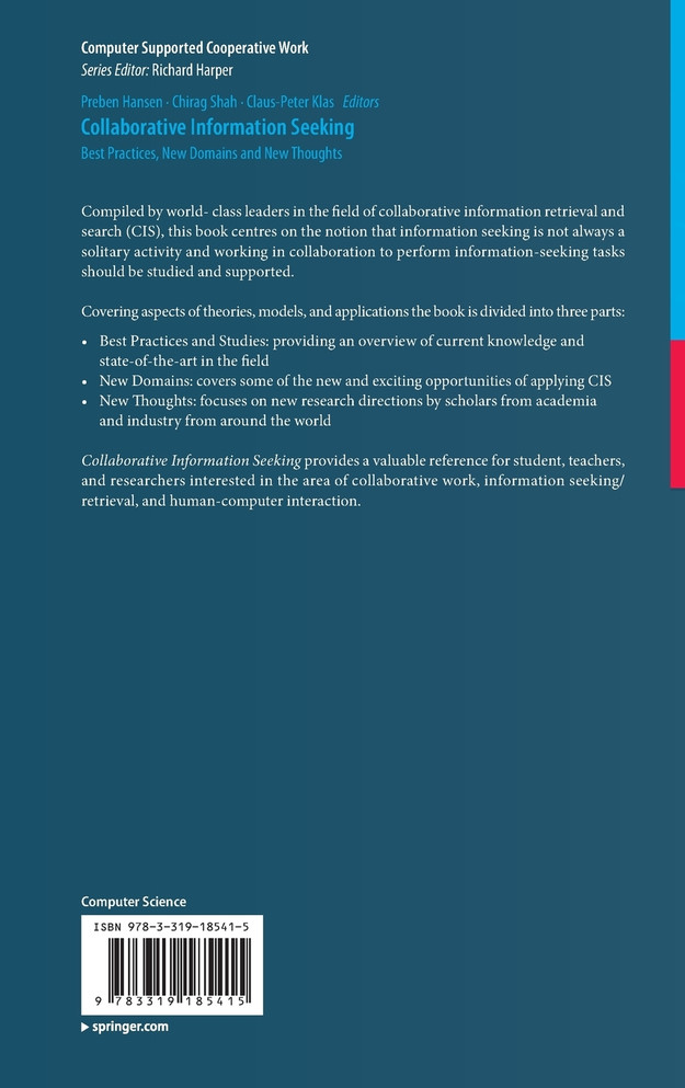 Collaborative Information Seeking