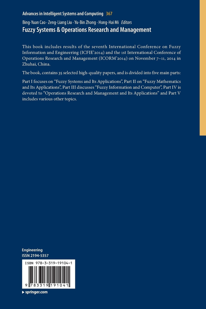 Fuzzy Systems & Operations Research and Management