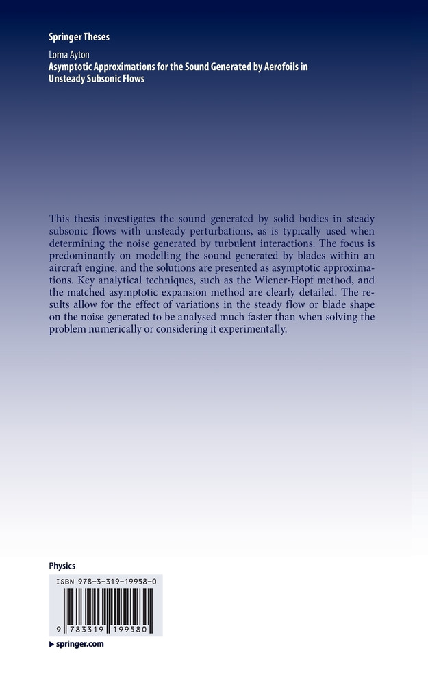 Asymptotic Approximations for the Sound Generated by Aerofoils in Unsteady Subsonic Flows