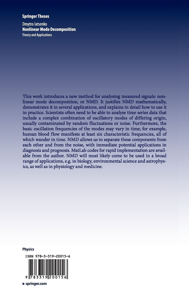 Nonlinear Mode Decomposition