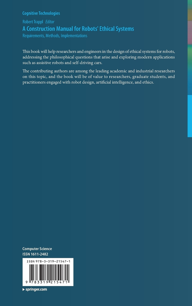 A Construction Manual for Robots' Ethical Systems