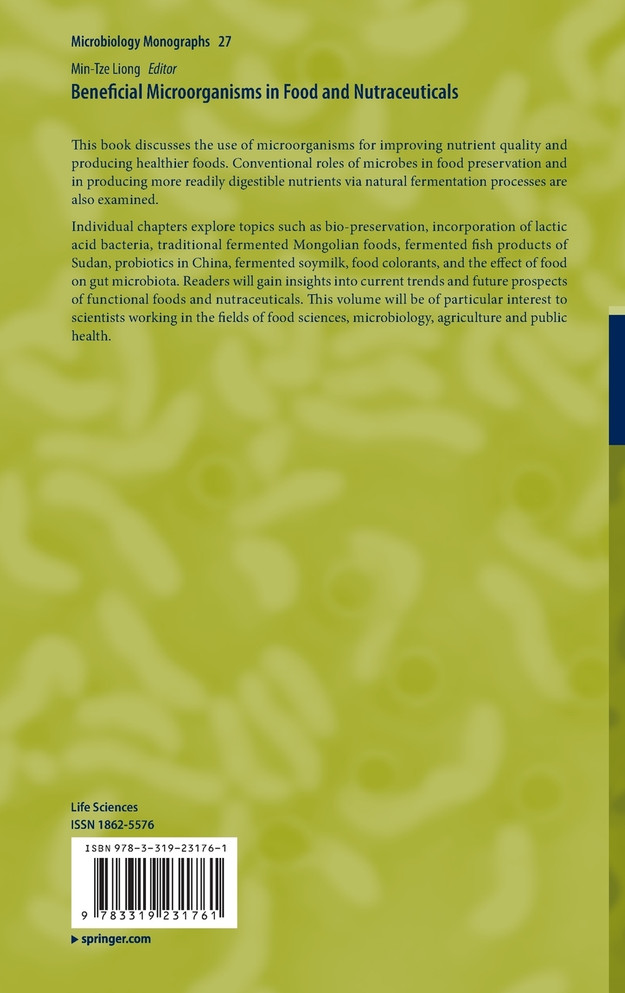 Beneficial Microorganisms in Food and Nutraceuticals