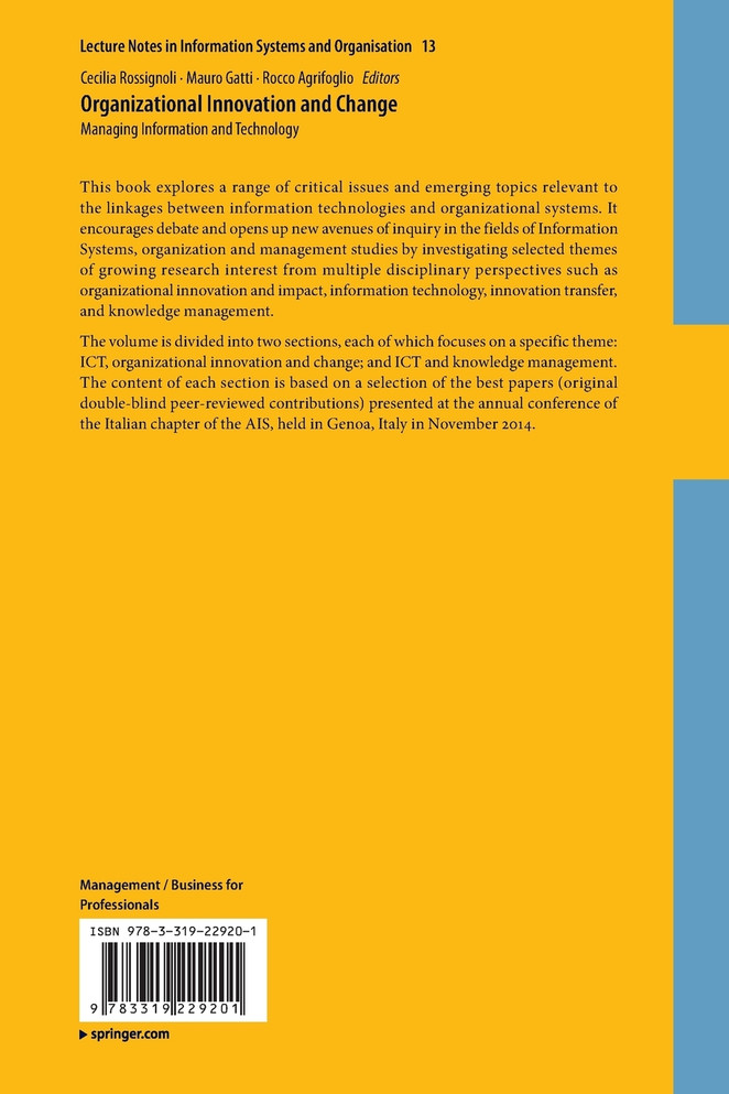 Organizational Innovation and Change