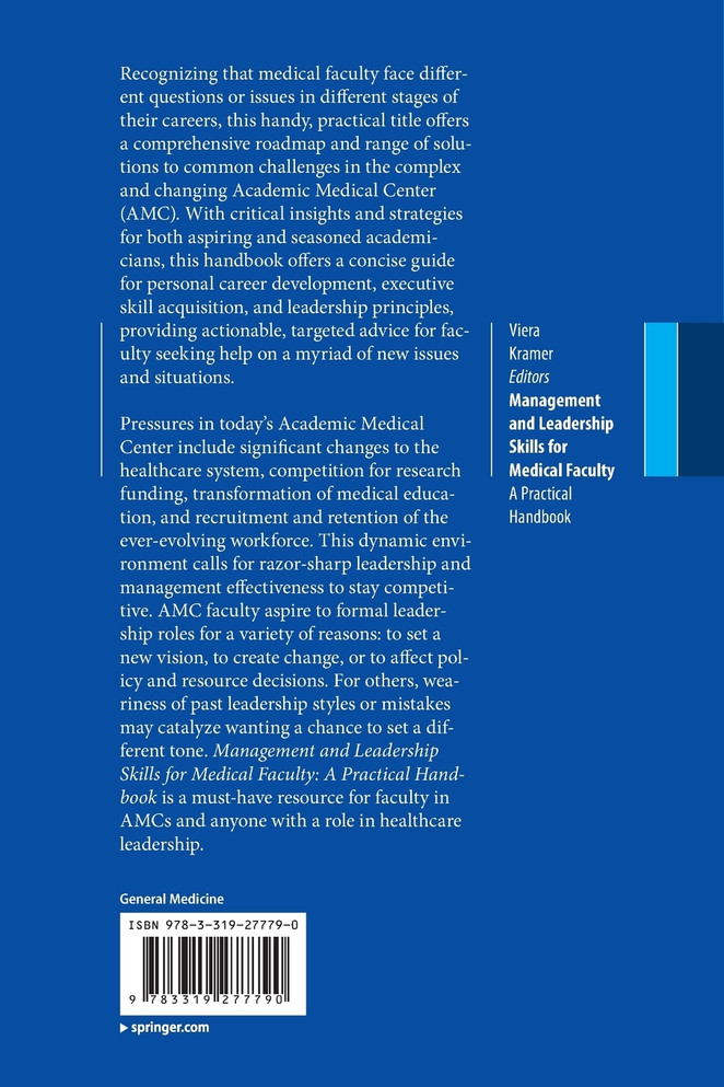 Management and Leadership Skills for Medical Faculty