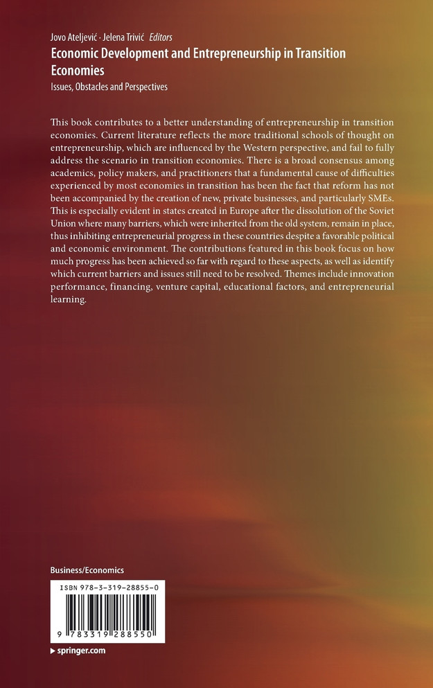 Economic Development and Entrepreneurship in Transition Economies