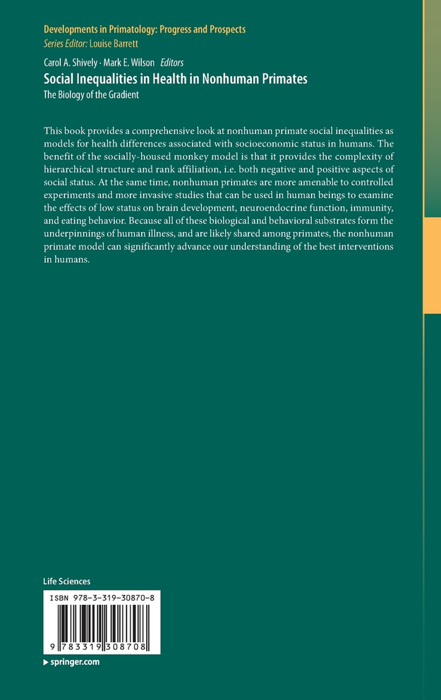 Social Inequalities in Health in Nonhuman Primates