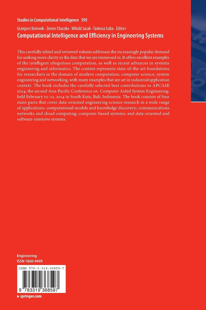 Computational Intelligence and Efficiency in Engineering Systems