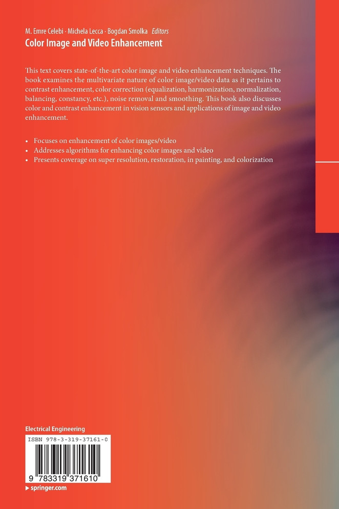 Color Image and Video Enhancement