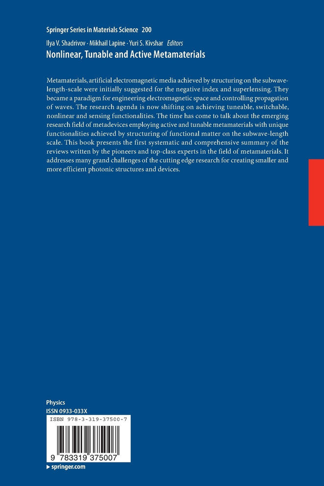 Nonlinear, Tunable and Active Metamaterials