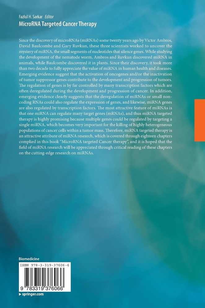 MicroRNA Targeted Cancer Therapy