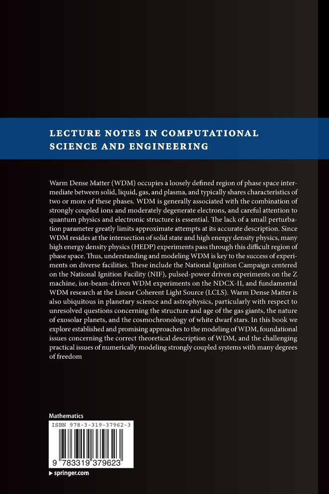 Frontiers and Challenges in Warm Dense Matter