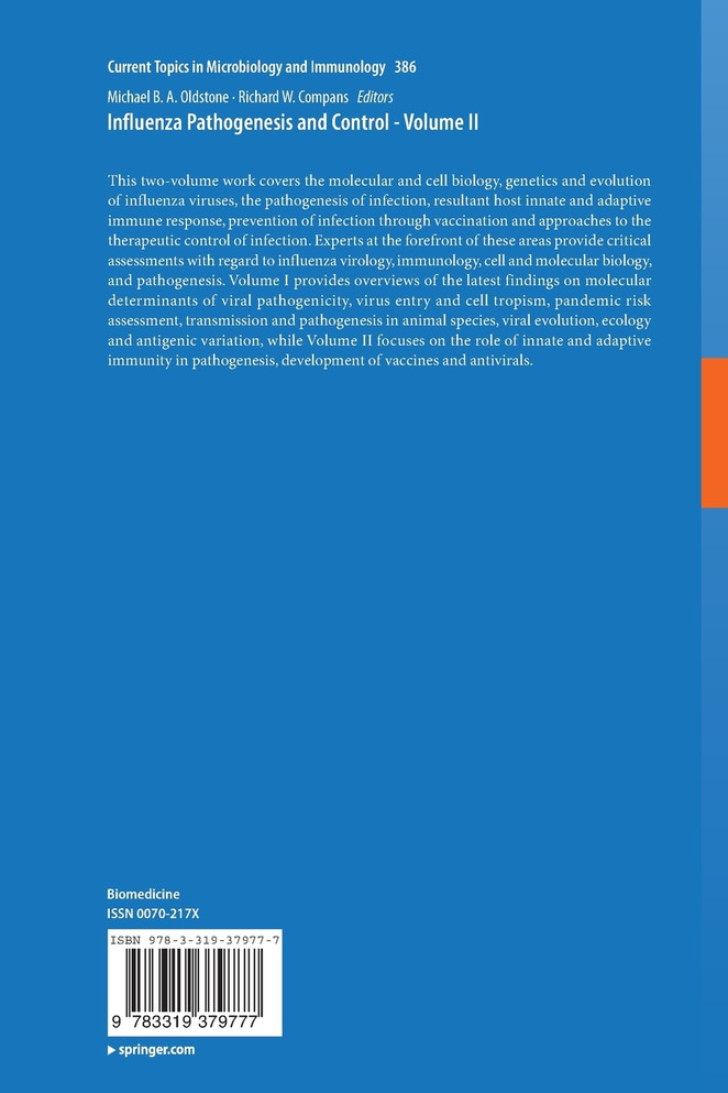 Influenza Pathogenesis and Control - Volume II
