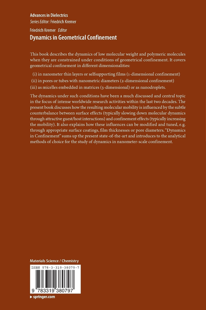 Dynamics in Geometrical Confinement