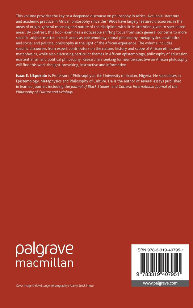 Themes, Issues and Problems in African Philosophy
