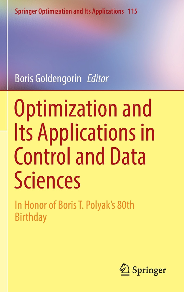 Optimization and Its Applications in Control and Data Sciences