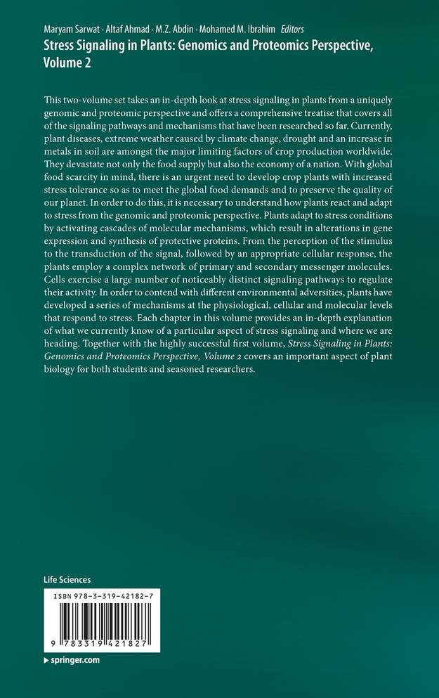 Stress Signaling in Plants