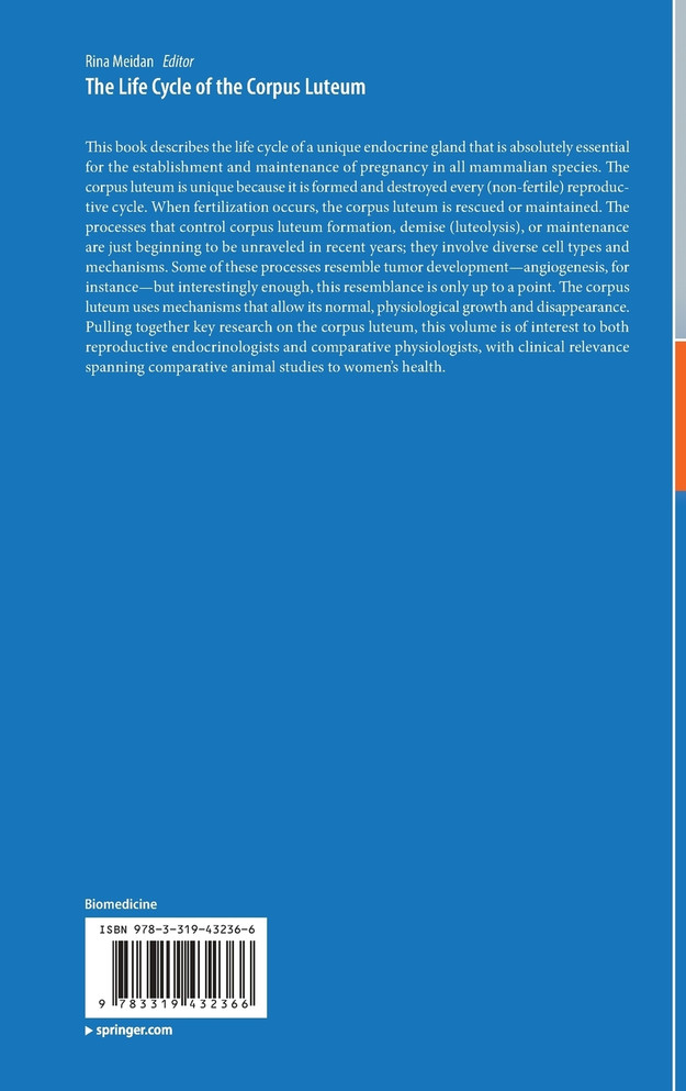 The Life Cycle of the Corpus Luteum