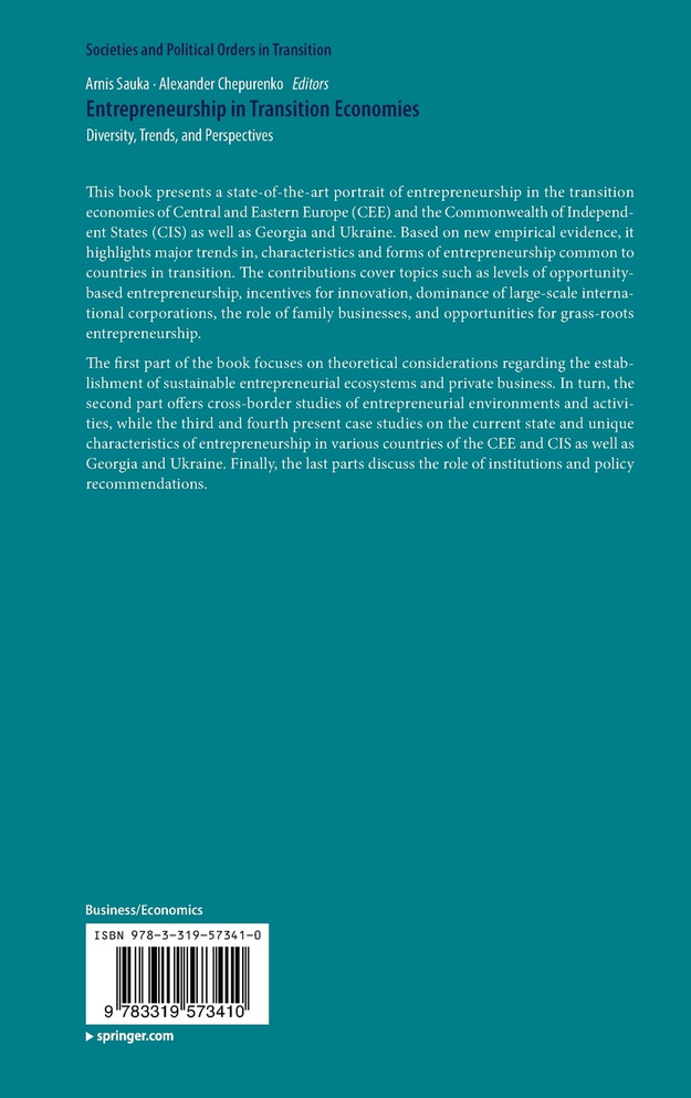 Entrepreneurship in Transition Economies