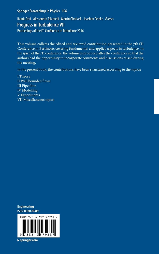 Progress in Turbulence VII