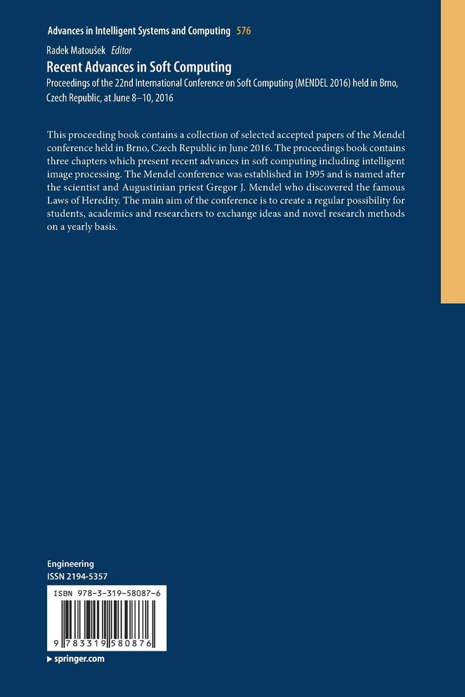 Recent Advances in Soft Computing