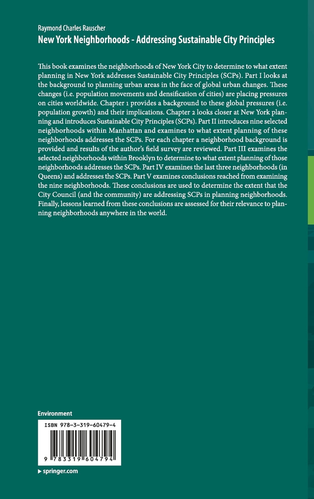 New York Neighborhoods - Addressing Sustainable City Principles