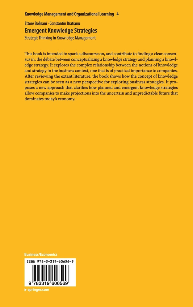 Emergent Knowledge Strategies