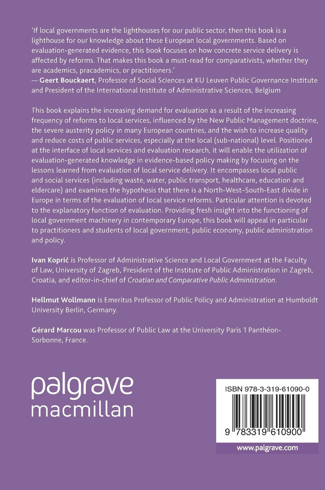 Evaluating Reforms of Local Public and Social Services in Europe