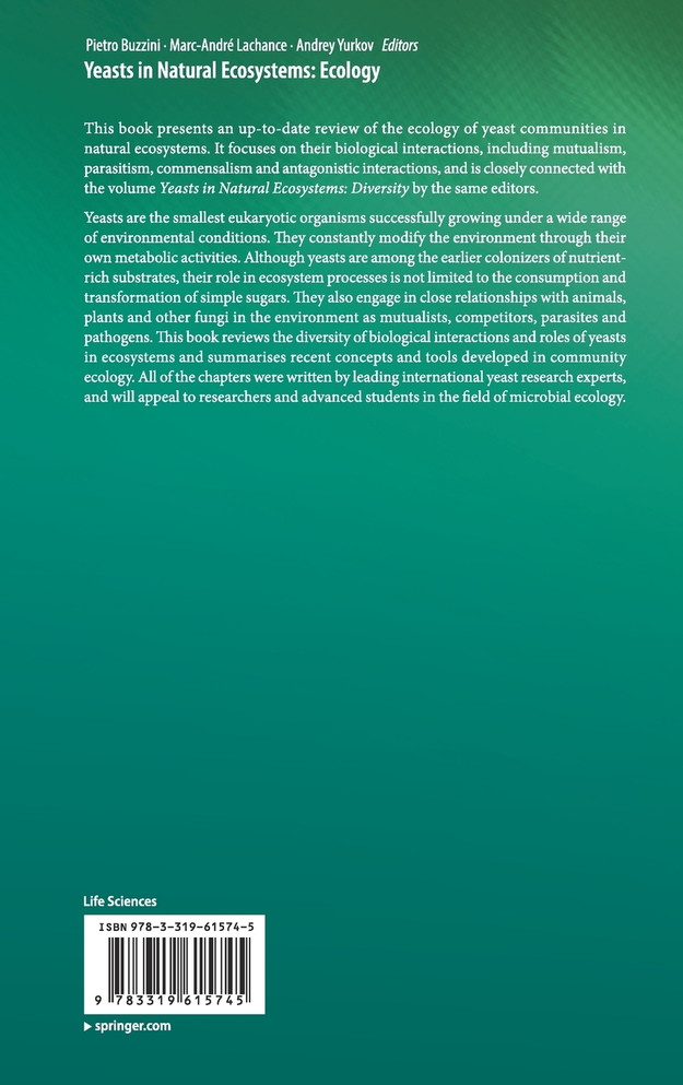 Yeasts in Natural Ecosystems