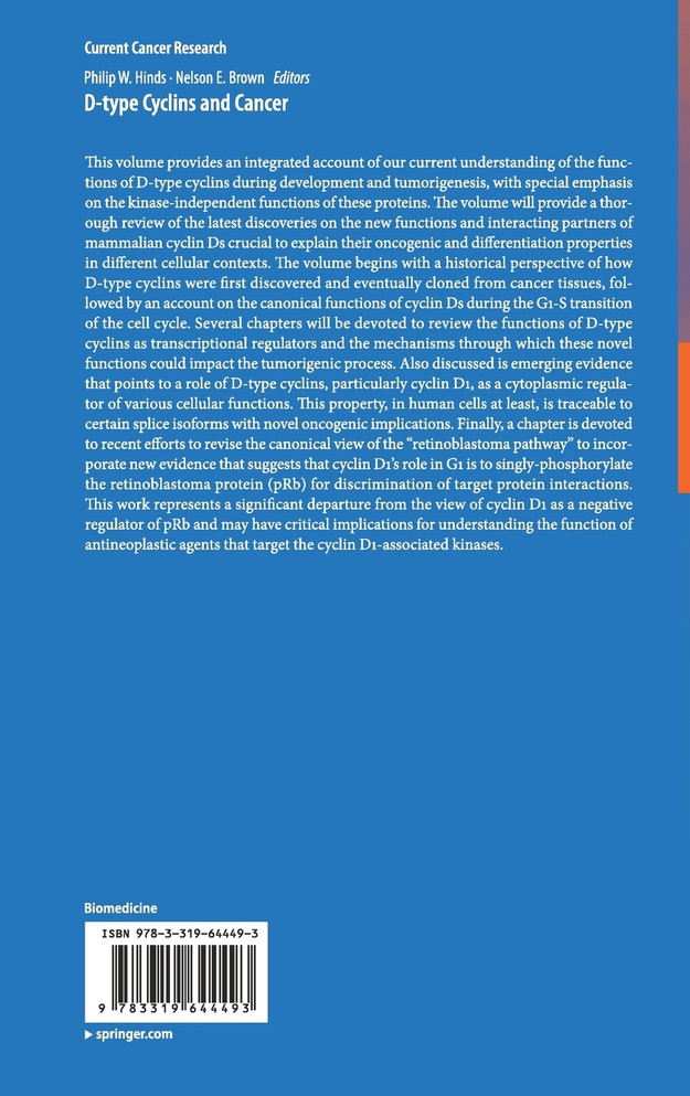 D-type Cyclins and Cancer