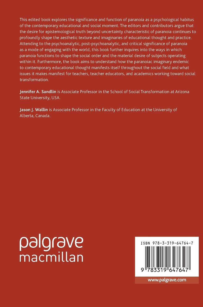 Paranoid Pedagogies