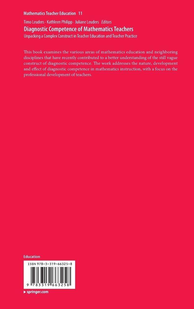 Diagnostic Competence of Mathematics Teachers