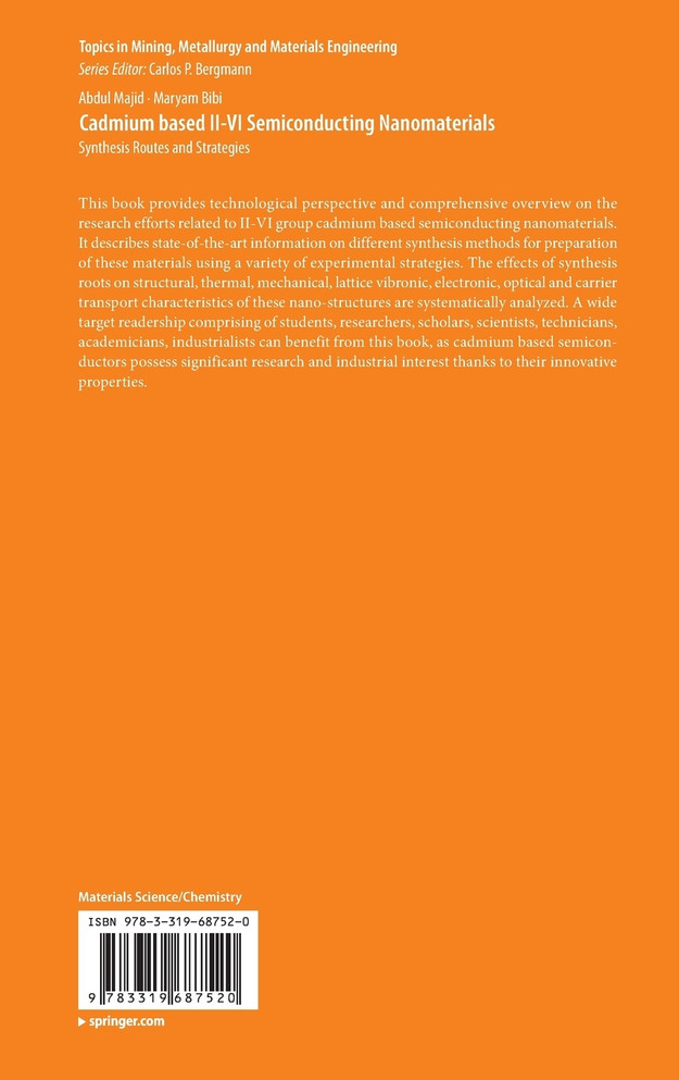 Cadmium based II-VI Semiconducting Nanomaterials