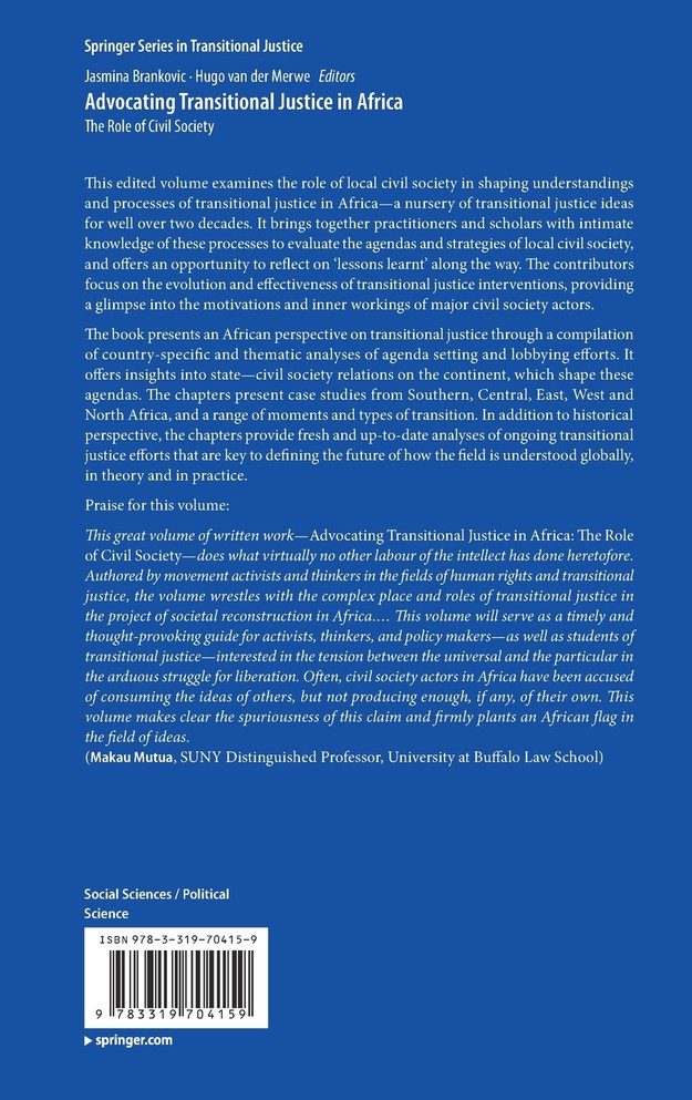 Advocating Transitional Justice in Africa