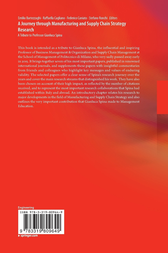 A Journey through Manufacturing and Supply Chain Strategy Research