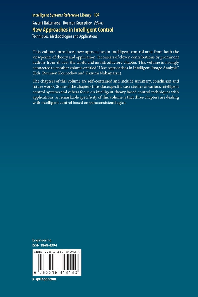 New Approaches in Intelligent Control